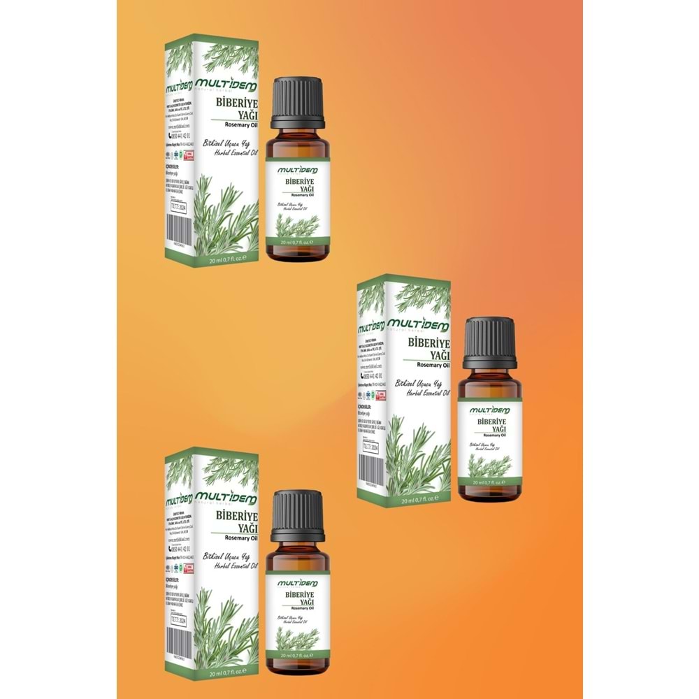 Biberiye (Saç dökülme ve kepek karşıtı) Bitkisel uçucu yağı 20 ml