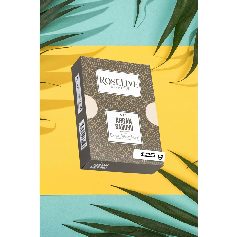 Argan Bitkisel Doğal Sabun Serisi Roselıve