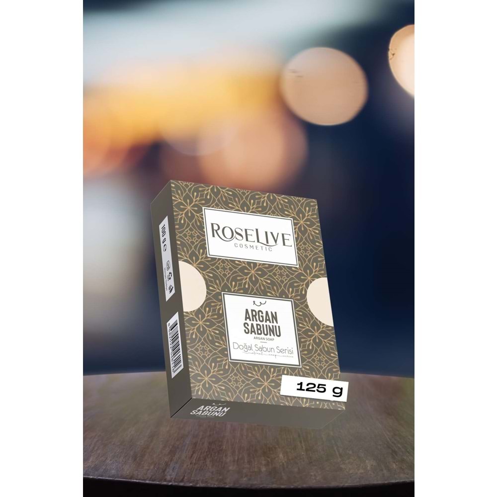 Argan Bitkisel Doğal Sabun Serisi Roselıve