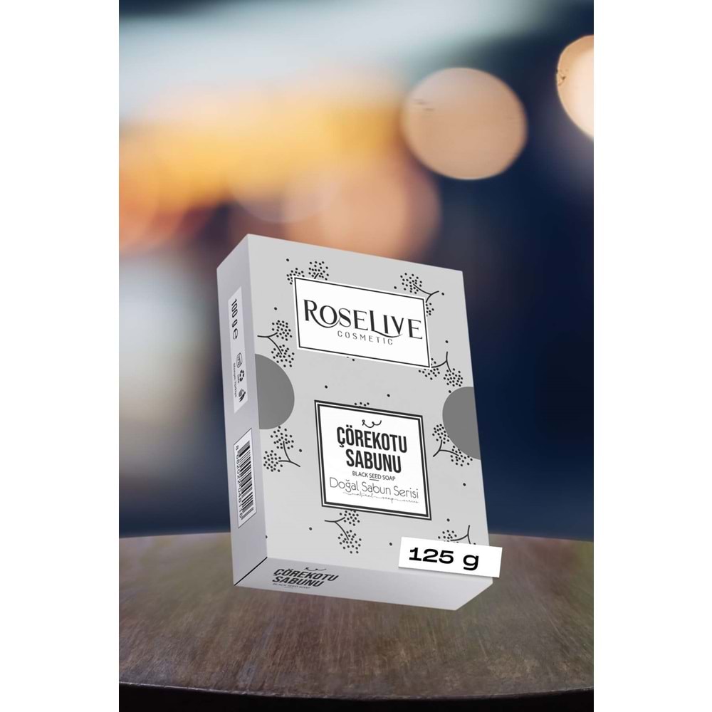 Çörekotu Bitkisel Doğal Sabun Serisi Roselıve