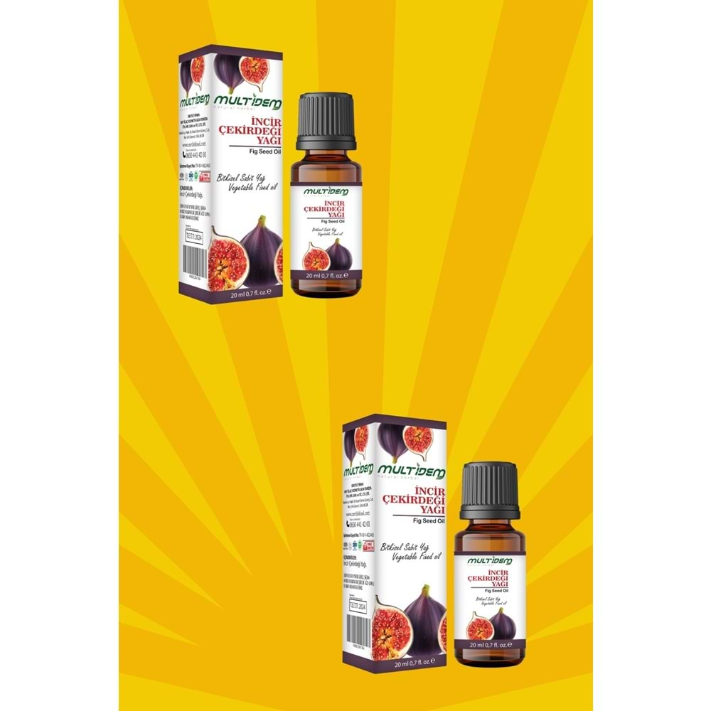 İncir Çekirdeği Bitkisel yağı (Doğal Gözaltı Morluk giderici, D vitamini Takviyesi) 20 ml