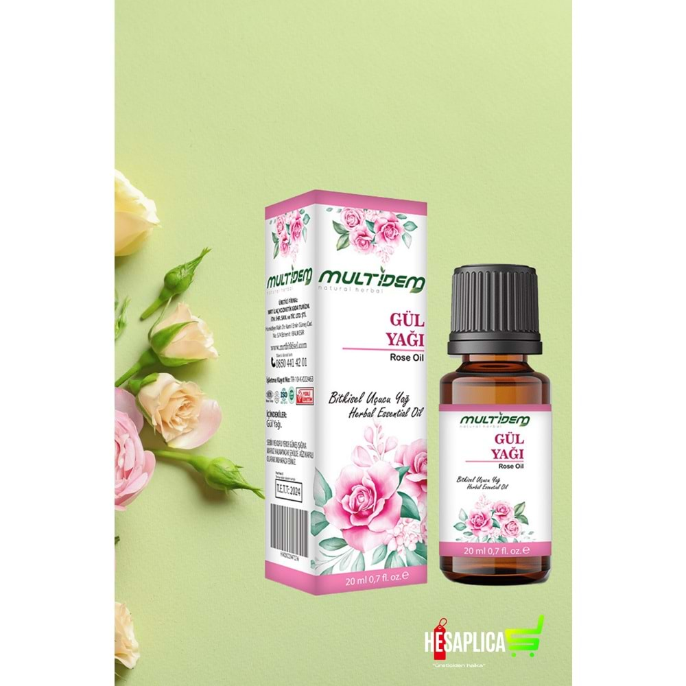 Gül Uçucu Bitkisel Yağı 20ml