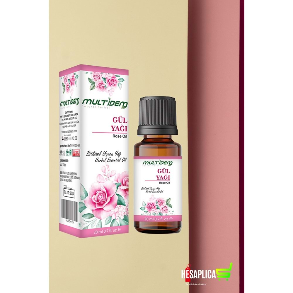 Gül Uçucu Bitkisel Yağı 20ml