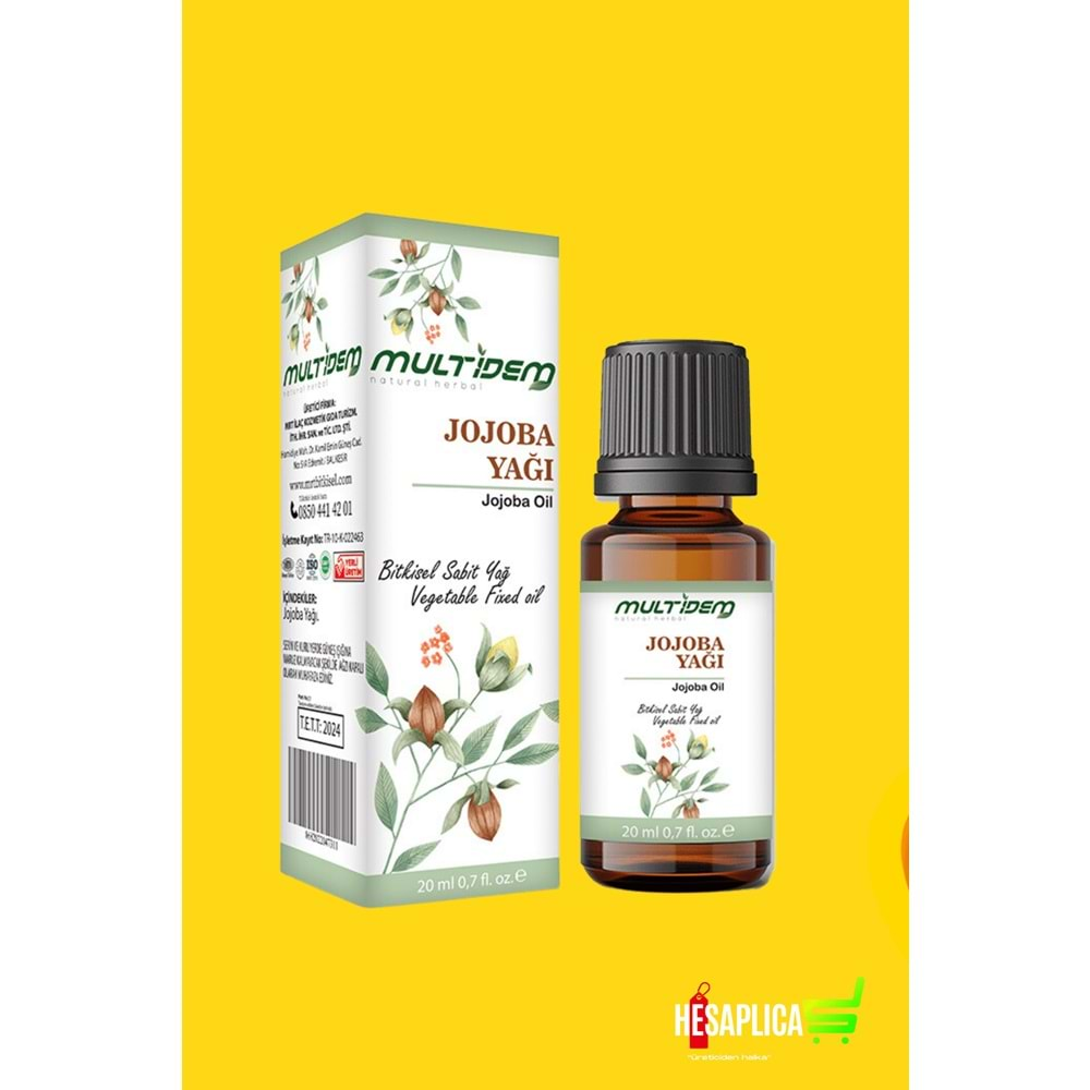 Jojoba Sabit Bitkisel Yağı 20ml