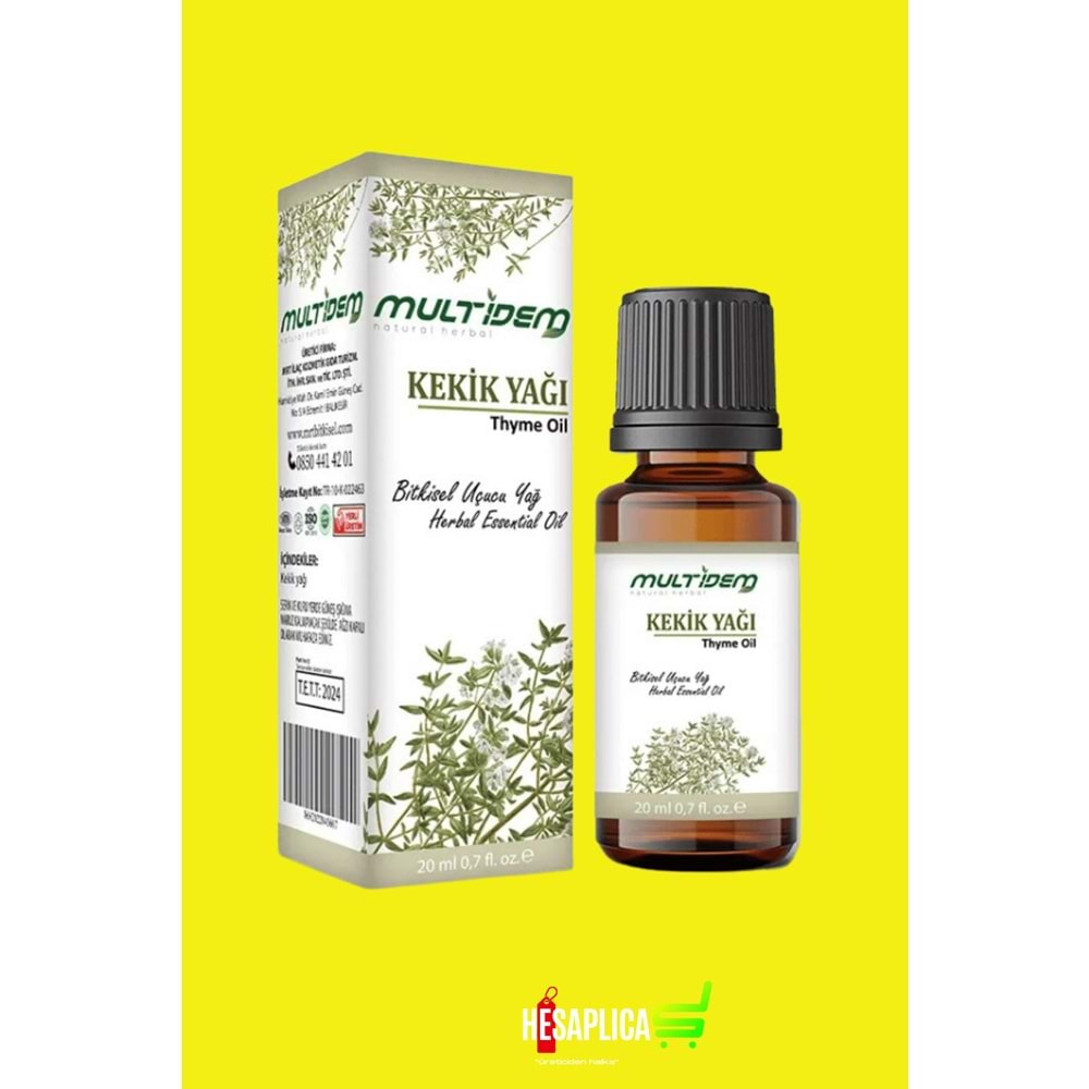 Kekik Uçucu Bitkisel Yağı 20ml