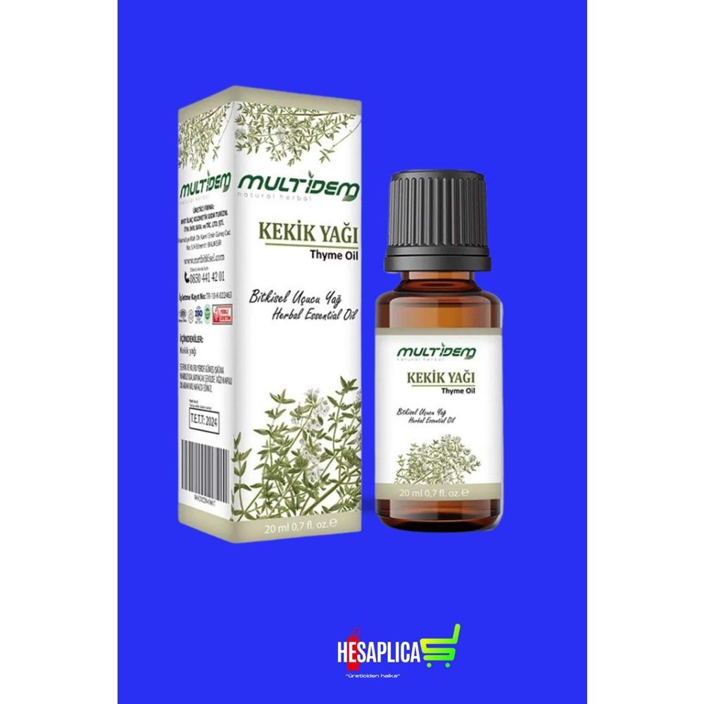 Kekik Uçucu Bitkisel Yağı 20ml