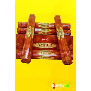 Amber(Depresyon belirtilerini azaltmaya yardımcı) 20'li Çubuk Tütsü (Hem Marka)