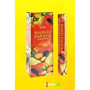 2'li Mango Papaya (Rahatlatıcı) 40'lı Çubuk Tütsü (Hem Marka)