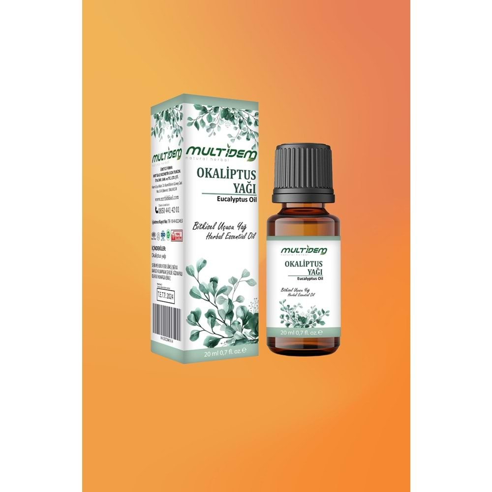 Okaliptus (Öksürük ve Burun Tıkanıklığı gidermeye yardımcı) Aromaterapi Yağı 20 ml